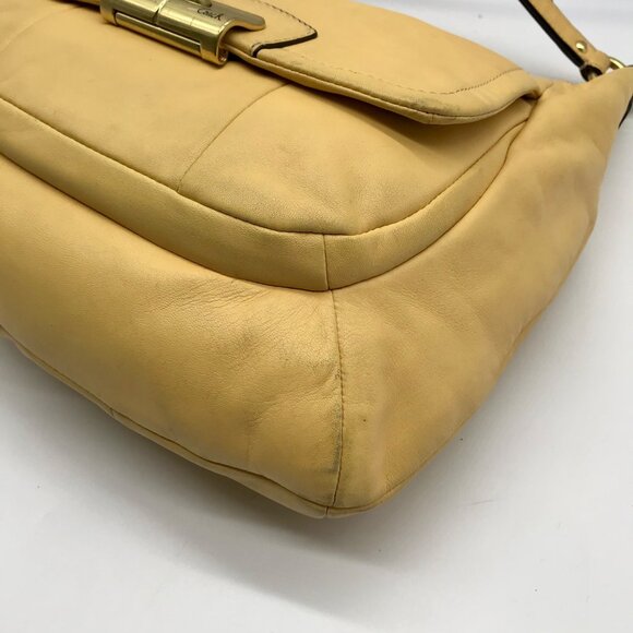 Coach Yellow Leather Kristen Covertible Hobo Bag F22306 - Picture 6 of 11